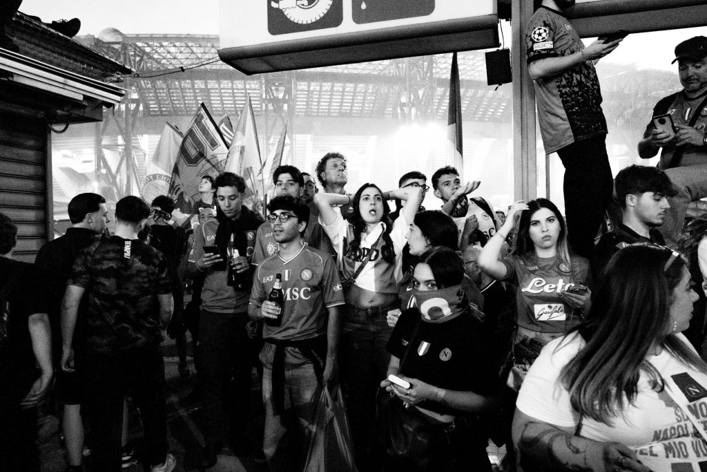 Napoli fans Serie A title win, Naples, Italy