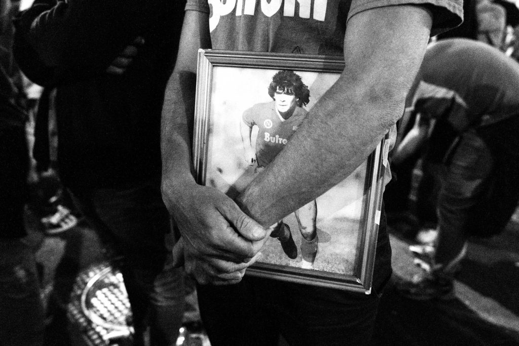 Napoli fans Serie A title win, Naples, Italy