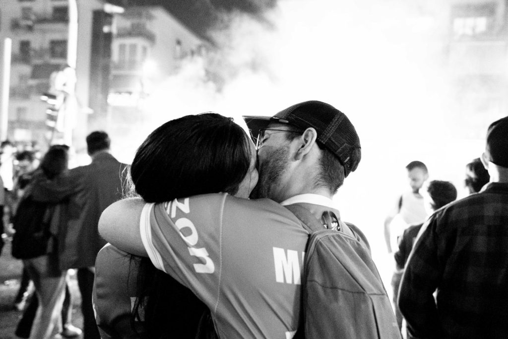 Napoli fans Serie A title win, Naples, Italy