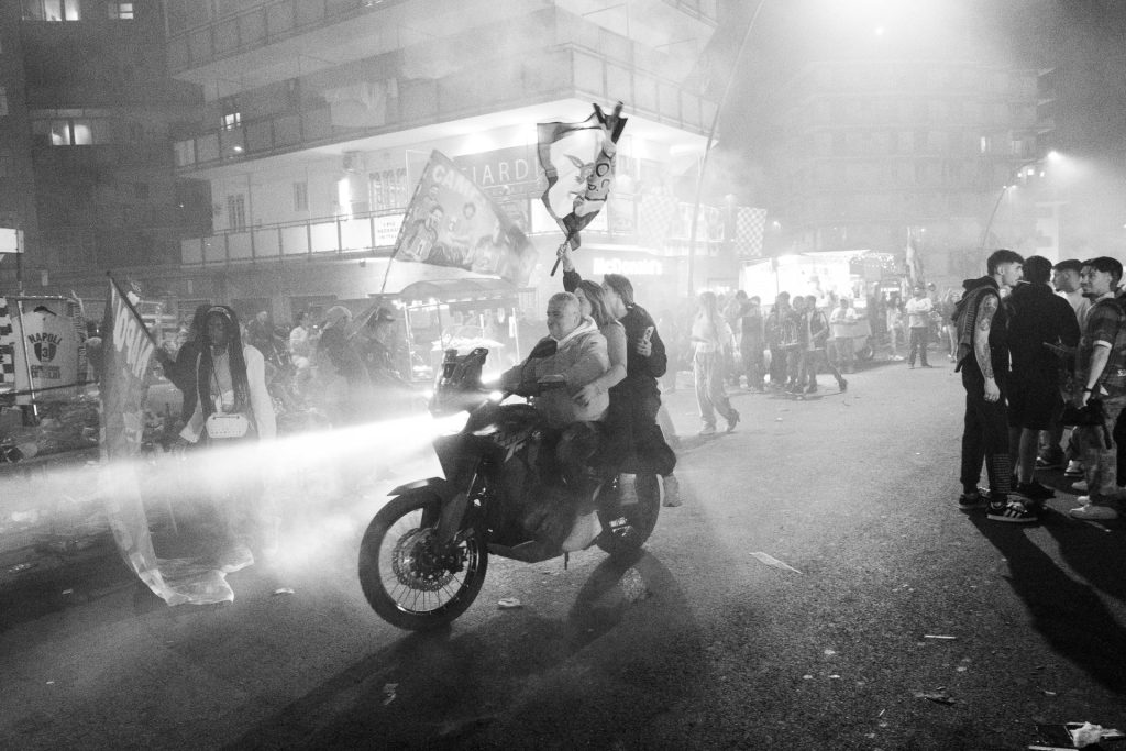 Napoli fans Serie A title win, Naples, Italy