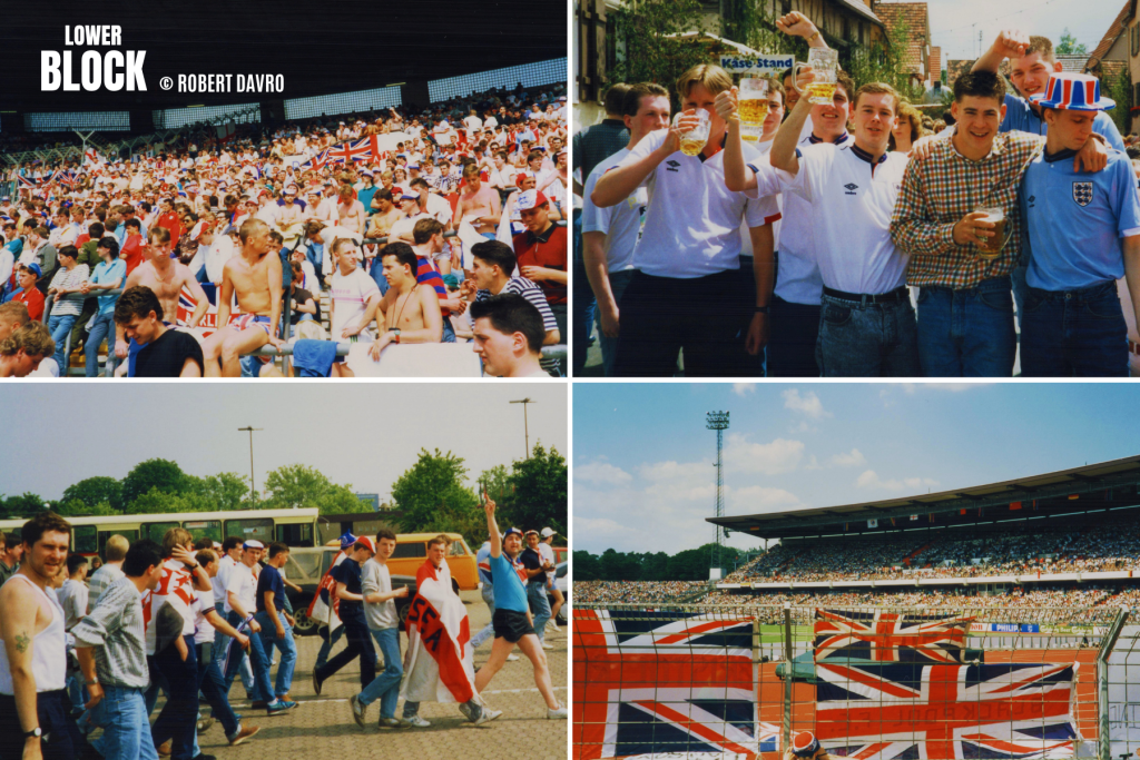 England Euro 88. Robert Davro