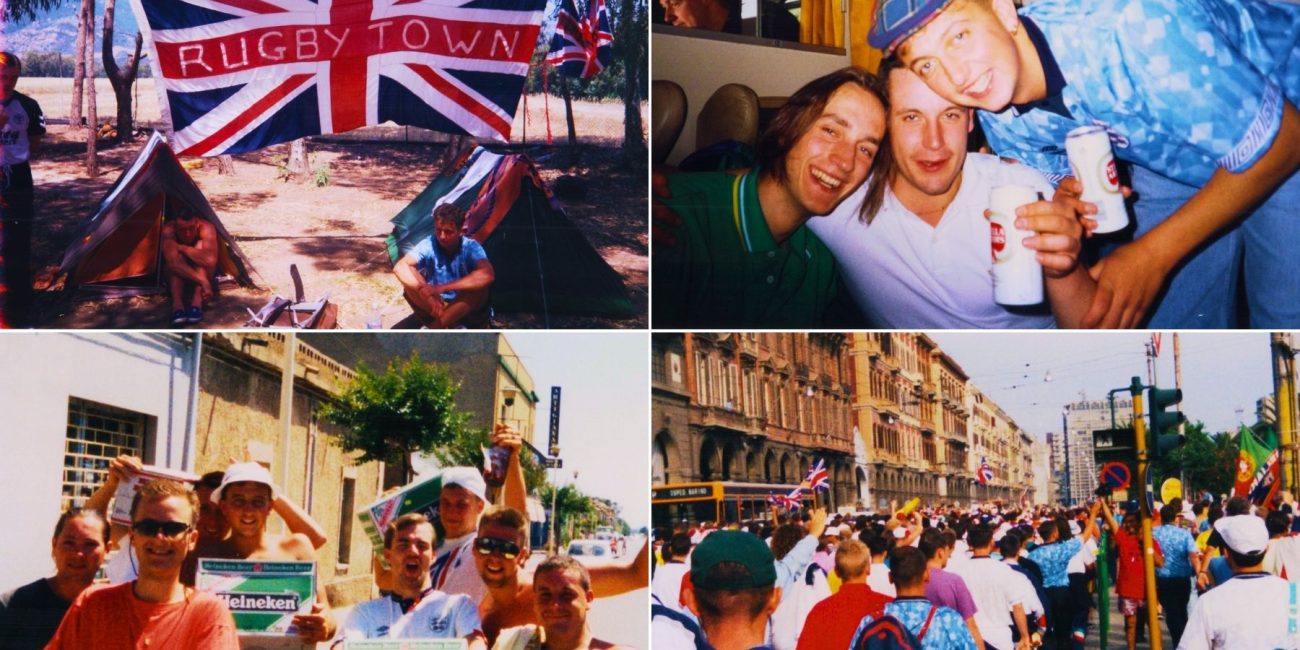 England Fans Italia 90 © Robert Davro