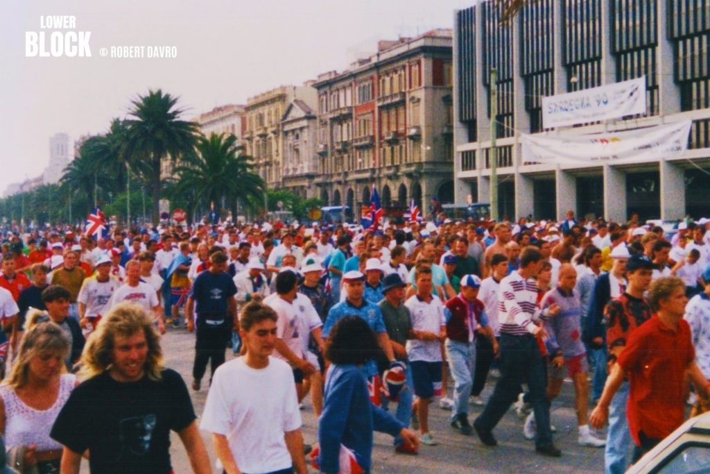 England Fans Italia 90 © Robert Davro