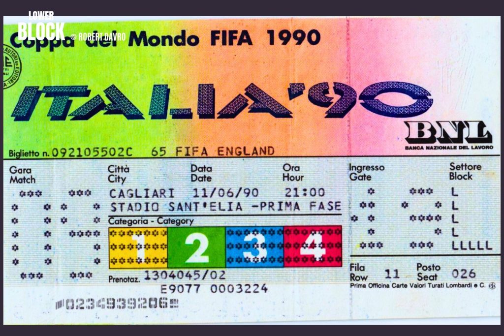 England Fans Italia 90 © Robert Davro