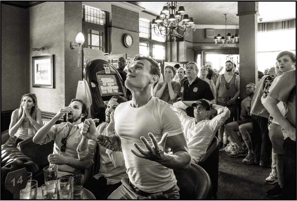Watching People Watching Football In Pubs by Mike Taylor
