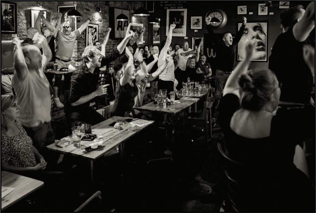 Watching People Watching Football In Pubs by Mike Taylor