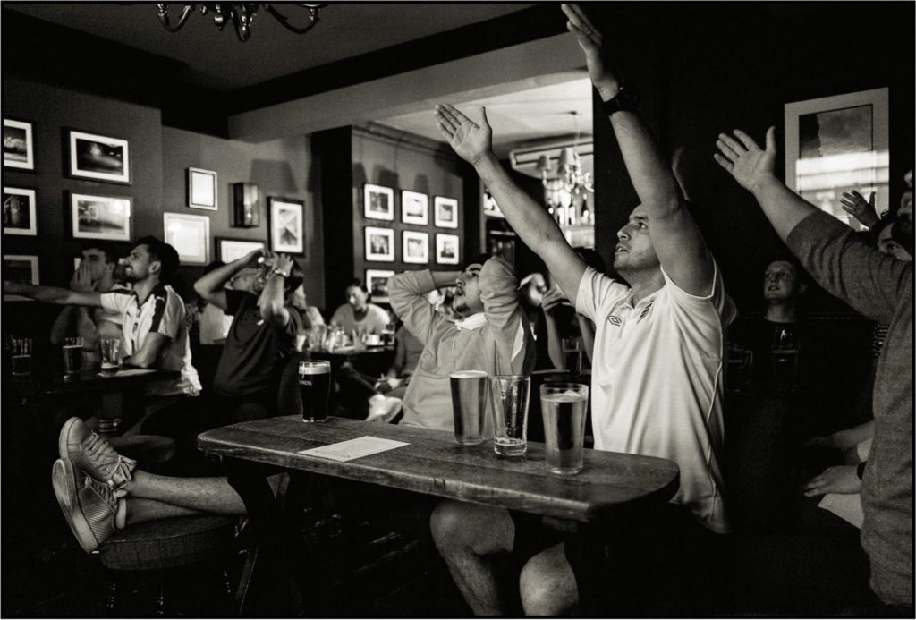 Watching People Watching Football In Pubs by Mike Taylor