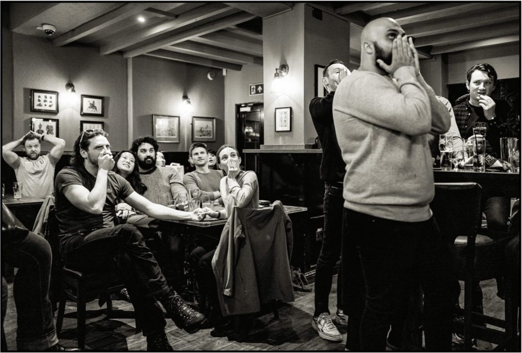 Watching People Watching Football In Pubs by Mike Taylor