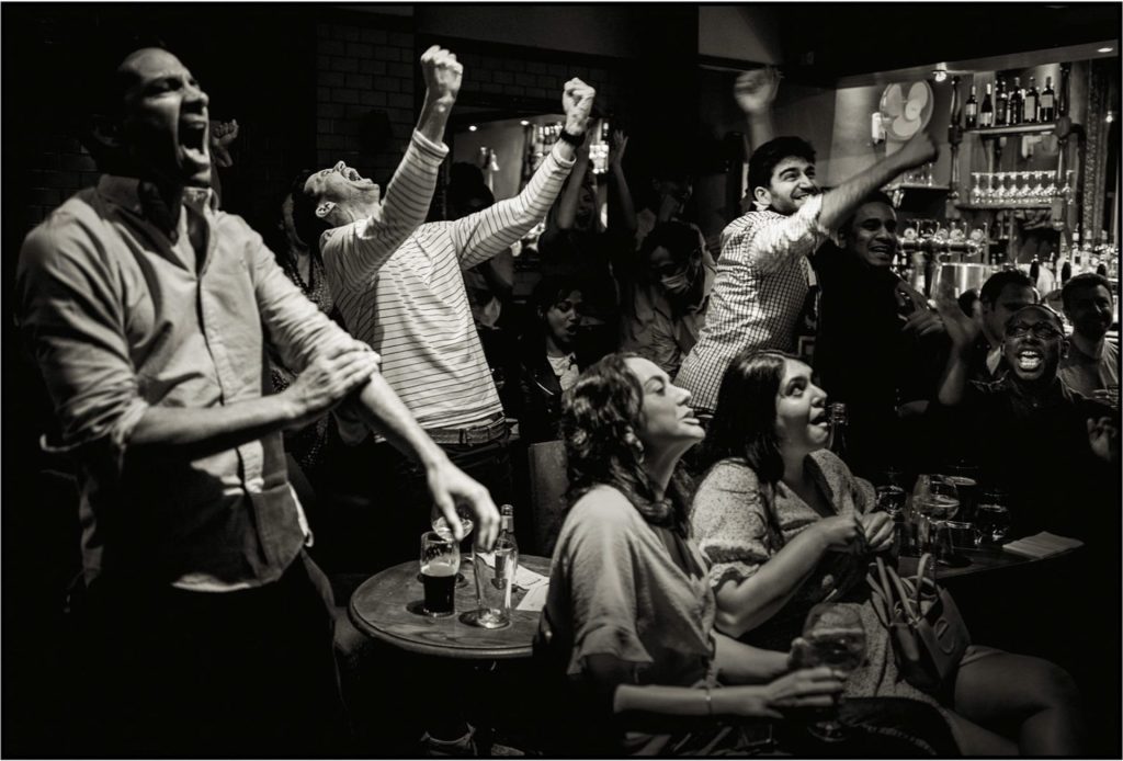 Watching People Watching Football In Pubs by Mike Taylor