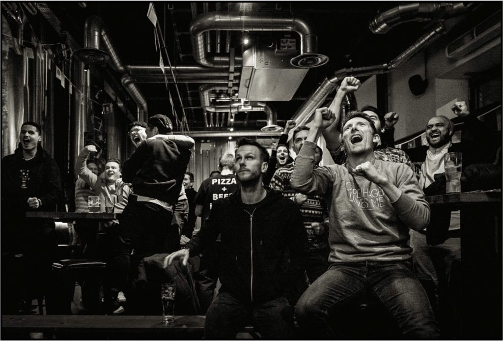 Watching People Watching Football In Pubs by Mike Taylor