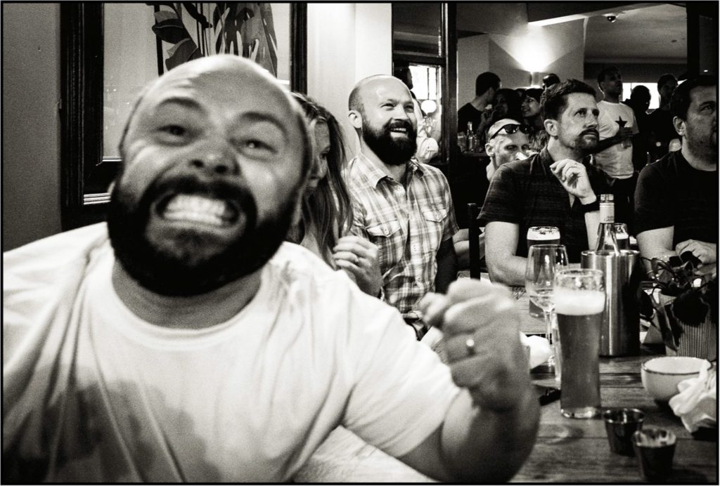 Watching People Watching Football In Pubs by Mike Taylor