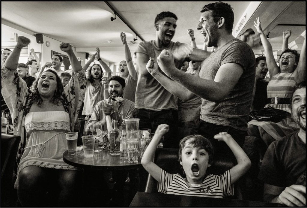 Watching People Watching Football In Pubs by Mike Taylor