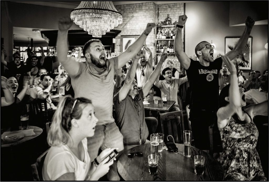 Watching People Watching Football In Pubs by Mike Taylor