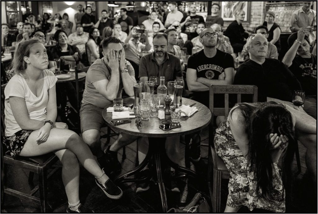 Watching People Watching Football In Pubs by Mike Taylor