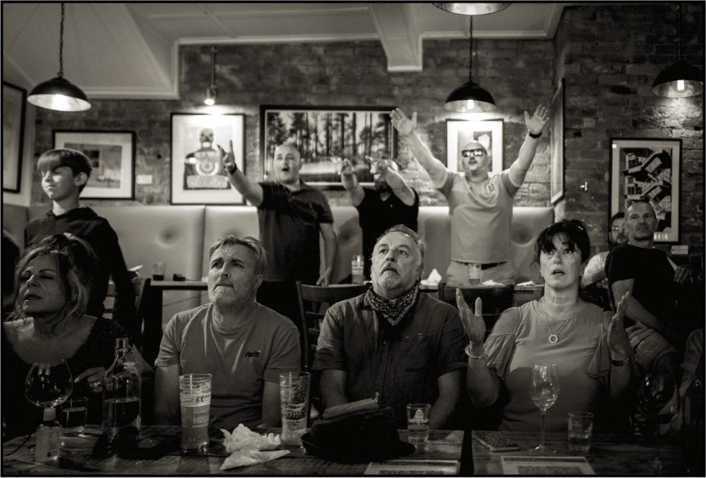 Watching People Watching Football In Pubs by Mike Taylor