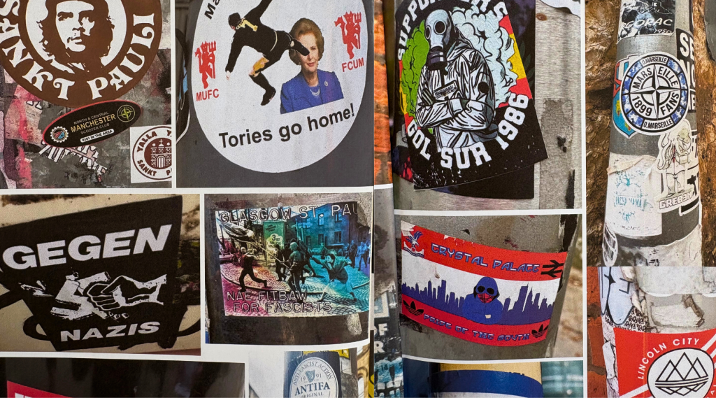 Chris Connelly Ultras Culture Football Sticker zine