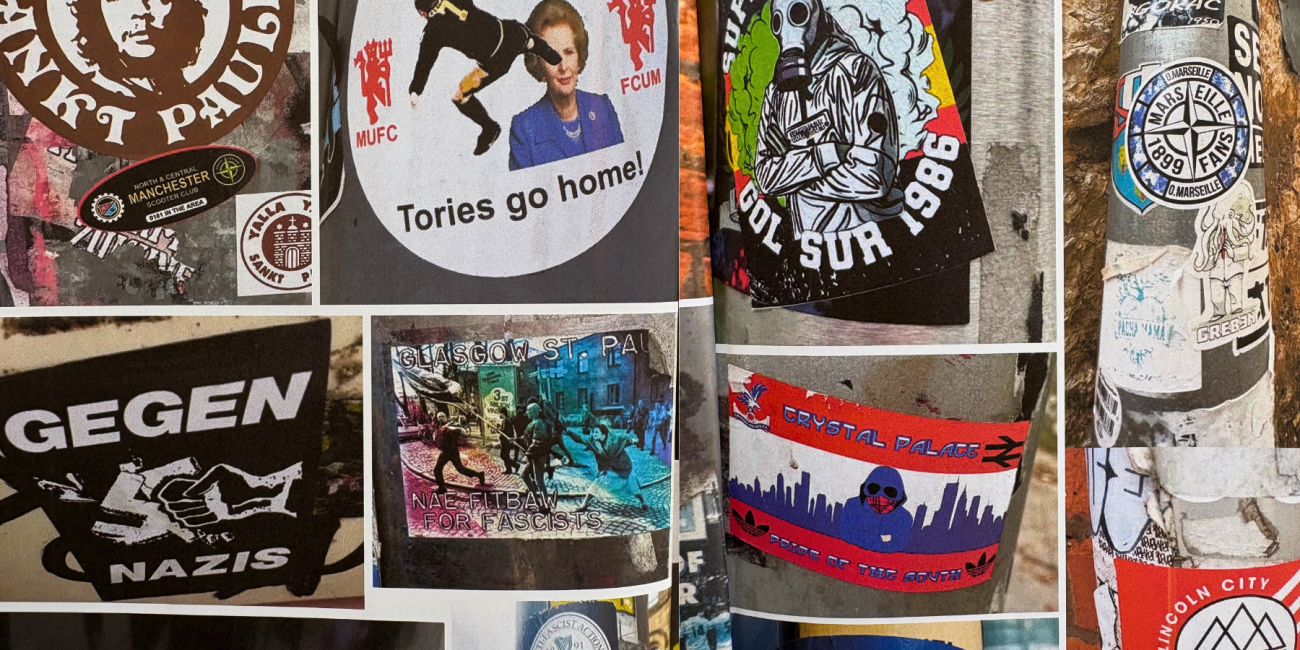 Chris Connelly Ultras Culture Football Sticker zine