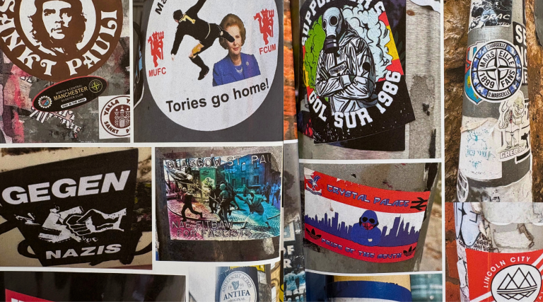 Chris Connelly Ultras Culture Football Sticker zine