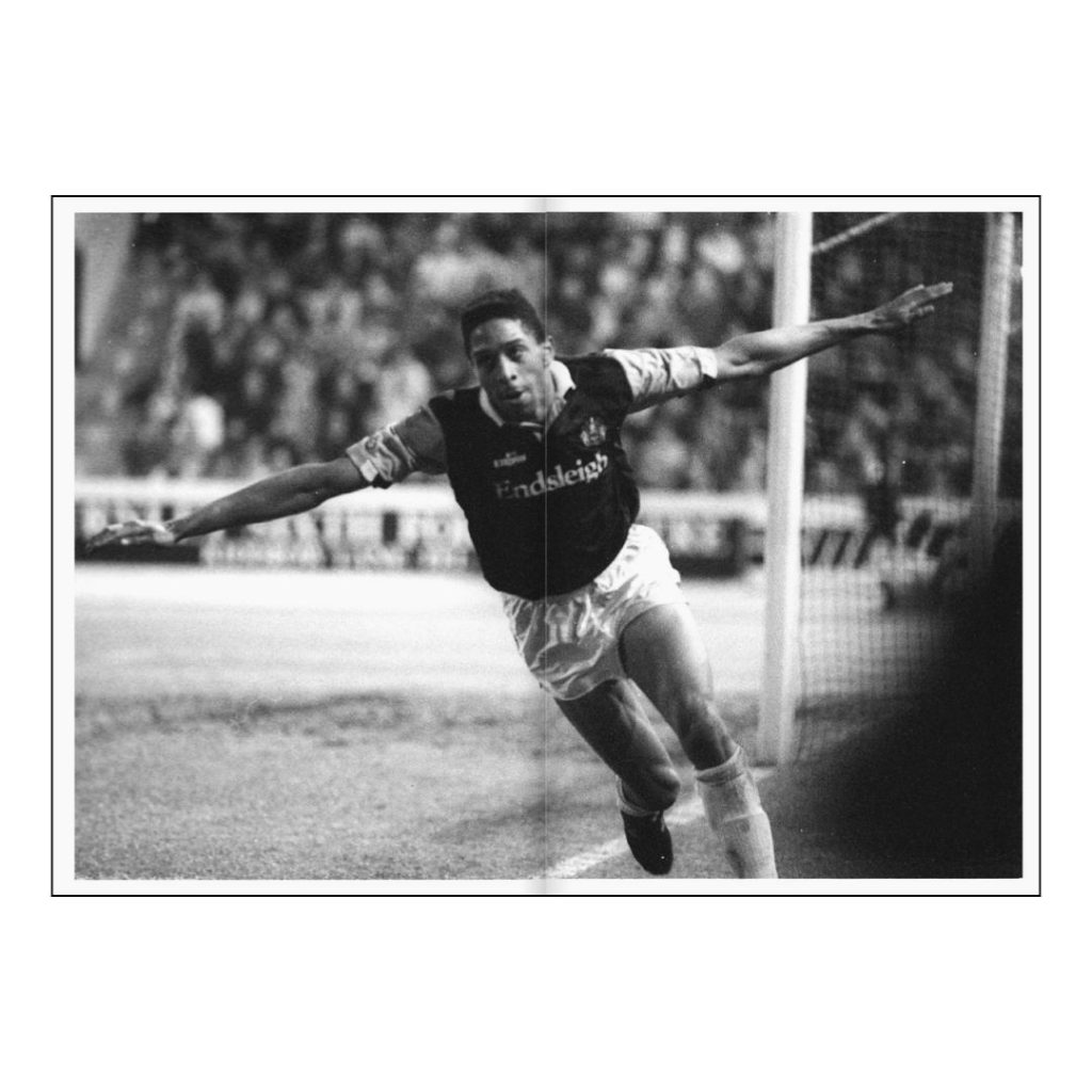 Protests to Promotion. Burnley FC 1989-92. Turf Moor. Clive Lawrence / Lower Block