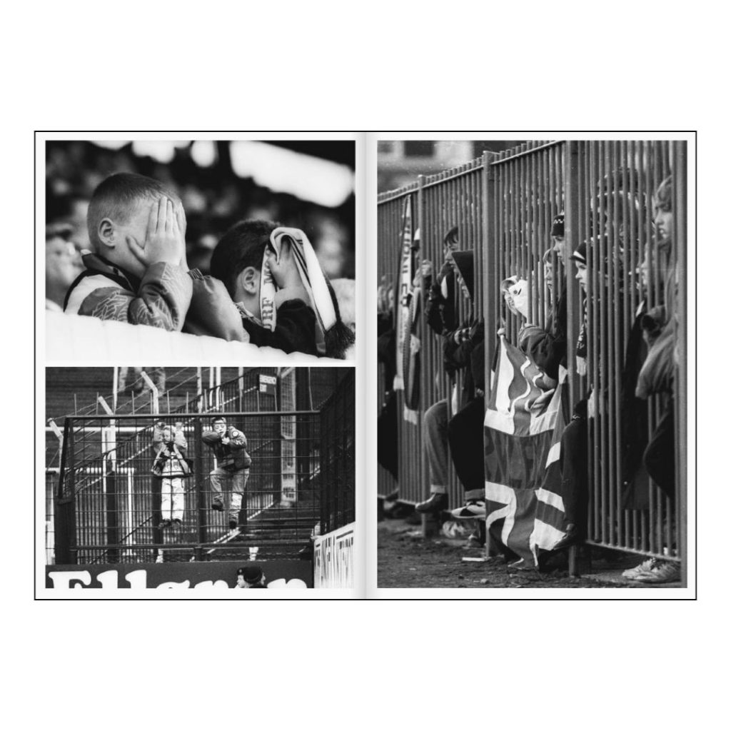 Protests to Promotion. Burnley FC 1989-92. Turf Moor. Clive Lawrence / Lower Block