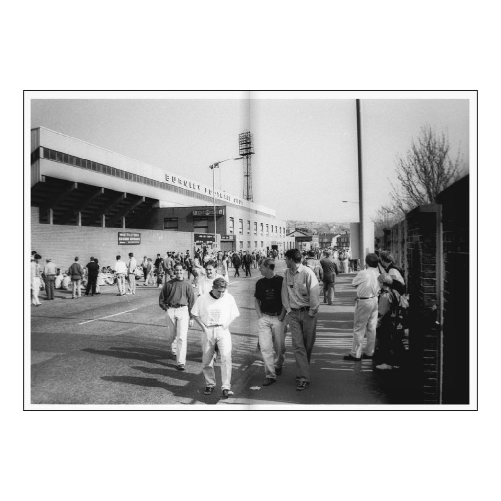 Protests to Promotion. Burnley FC 1989-92. Turf Moor. Clive Lawrence / Lower Block