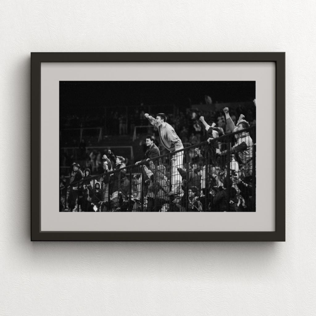 Protests to Promotion. Burnley FC 1989-92. Turf Moor. Clive Lawrence / Lower Block