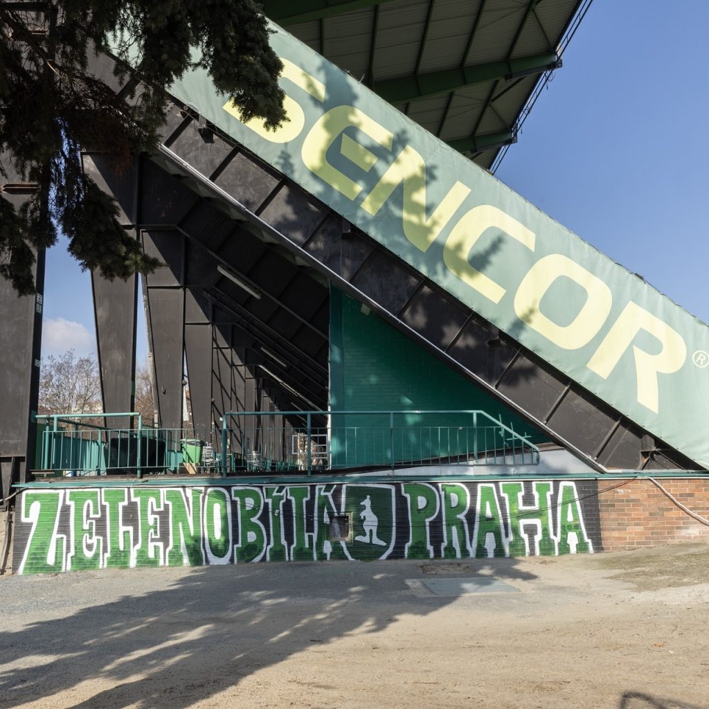 Ďolíček- football stadium, Bohemians Praha 1905, Prague. © Conrad Tracy