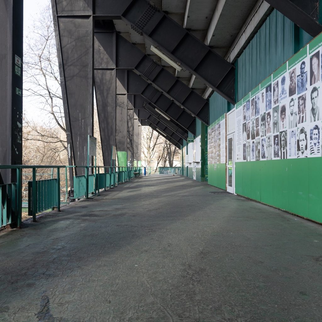 Ďolíček- football stadium, Bohemians Praha 1905, Prague. © Conrad Tracy