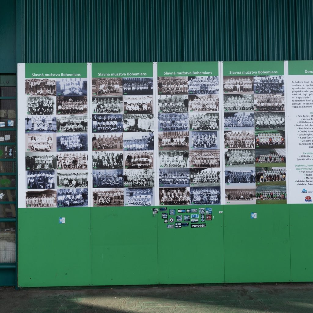 Ďolíček- football stadium, Bohemians Praha 1905, Prague. © Conrad Tracy