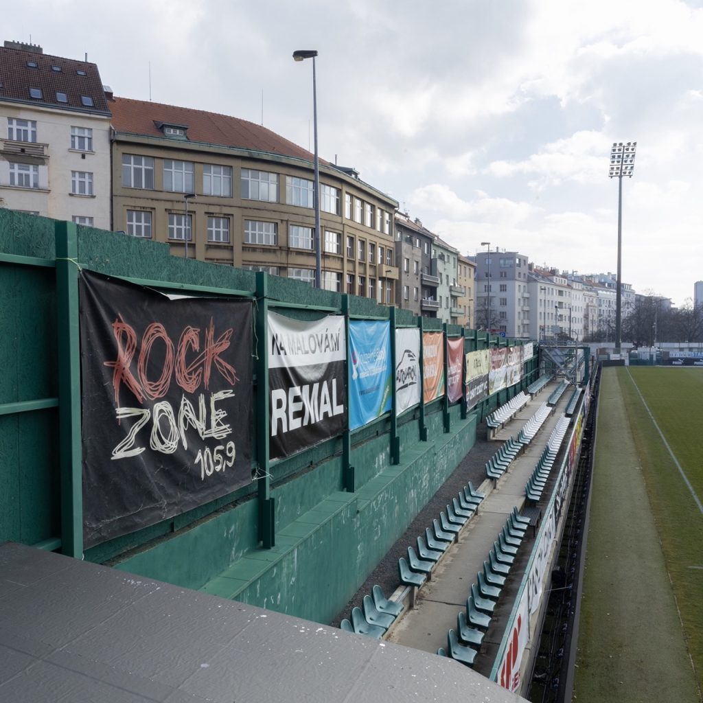 Ďolíček- football stadium, Bohemians Praha 1905, Prague. © Conrad Tracy