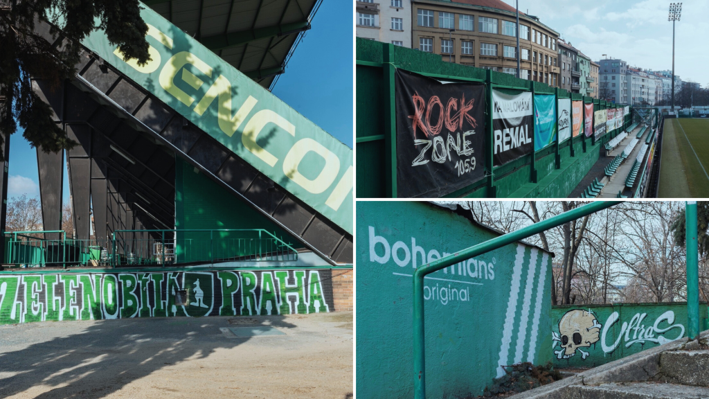 Ďolíček- football stadium, Bohemians Praha 1905, Prague. © Conrad Tracy