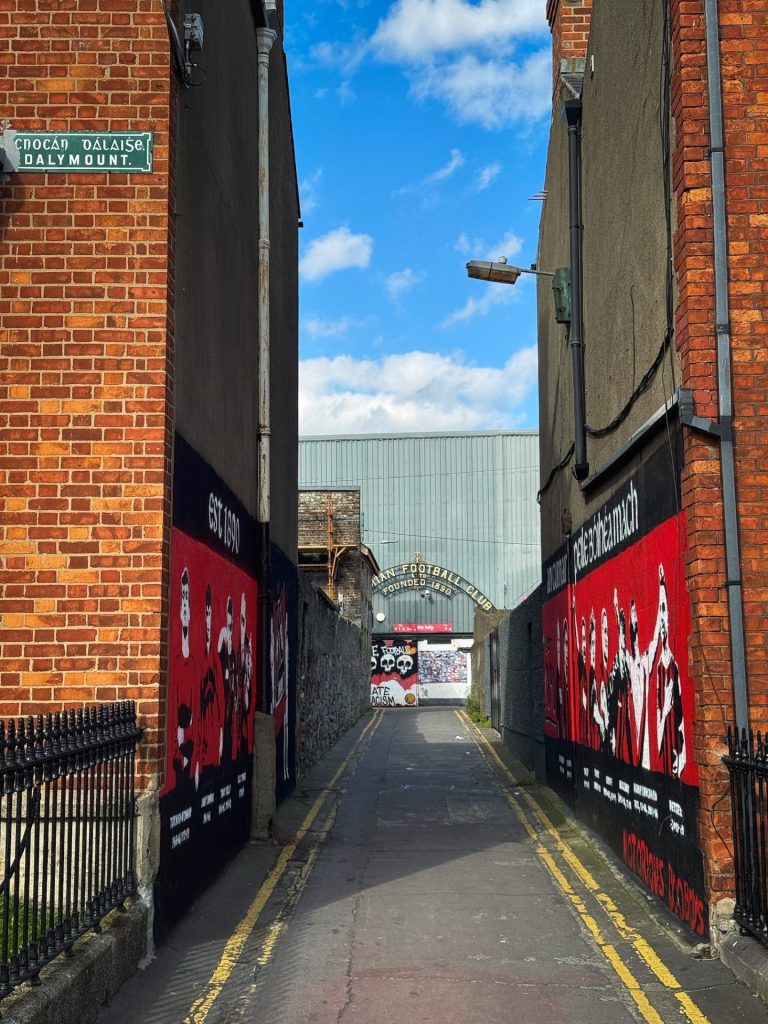 Dalymount Park football stadium, Dublin, Ireland. Bohemian F.C. © Guirec Munier