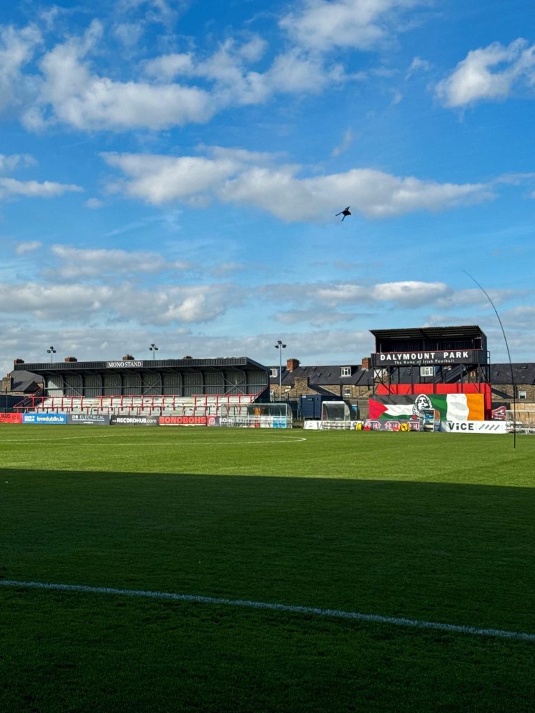 Dalymount Park football stadium, Dublin, Ireland. Bohemian F.C. © Guirec Munier