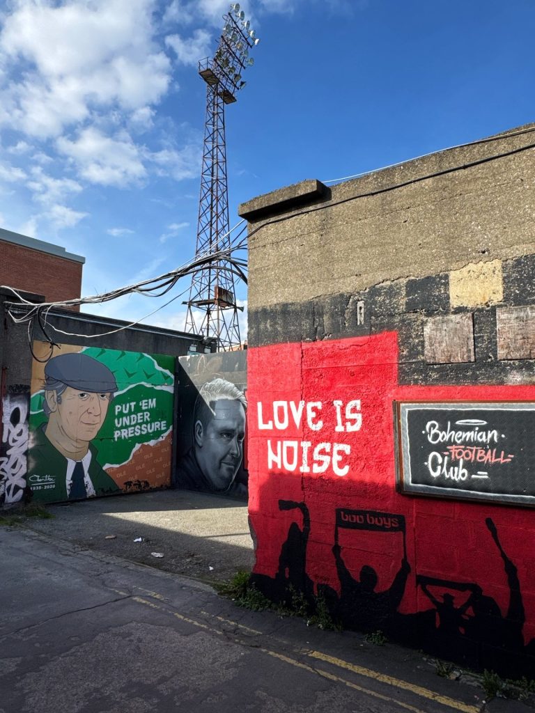 Dalymount Park football stadium, Dublin, Ireland. Bohemian F.C. © Guirec Munier