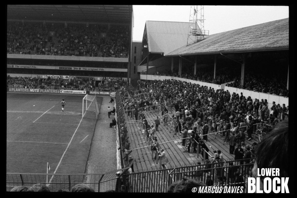 White Hart Lane, Tottenham Hotspur 1985. Marcus Davies, Lower Block