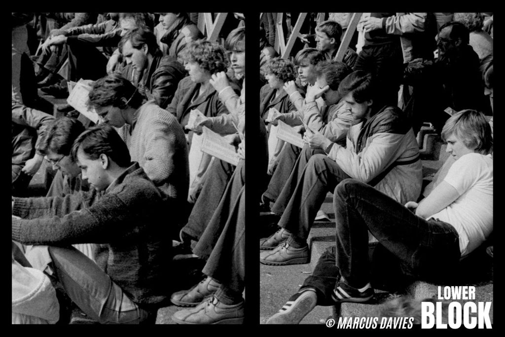 White Hart Lane, Tottenham Hotspur 1985. Marcus Davies, Lower Block