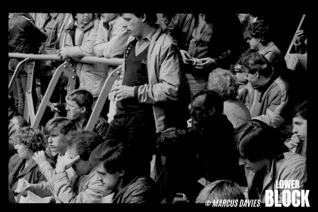 White Hart Lane, Tottenham Hotspur 1985. Marcus Davies, Lower Block
