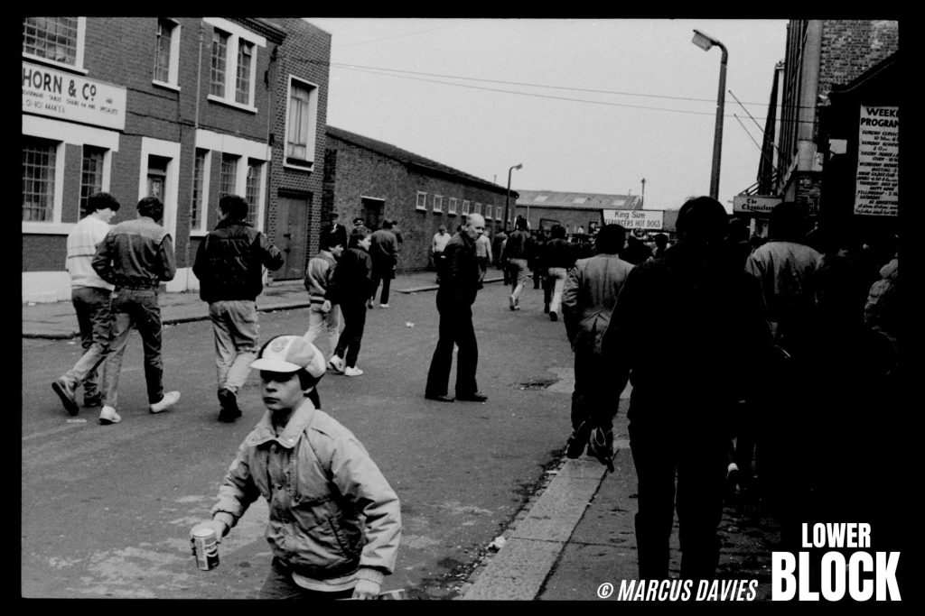 White Hart Lane, Tottenham Hotspur 1985. Marcus Davies, Lower Block