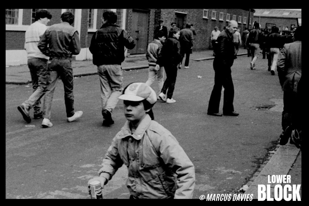 White Hart Lane, Tottenham Hotspur 1985. Marcus Davies, Lower Block