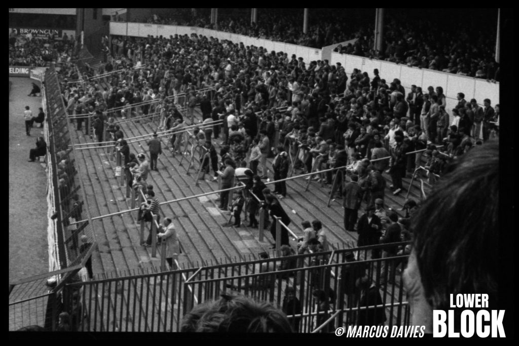 White Hart Lane, Tottenham Hotspur 1985. Marcus Davies, Lower Block