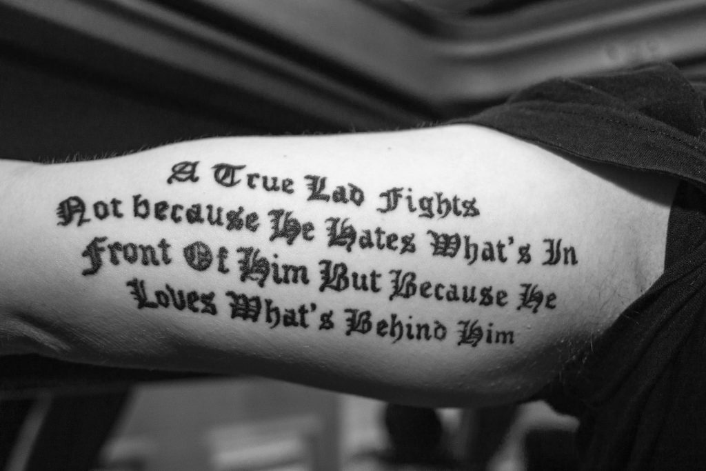 BOSFIGHTS / LIVE FREE © Sebastian Steveniers Football Hooligan Forest Fights