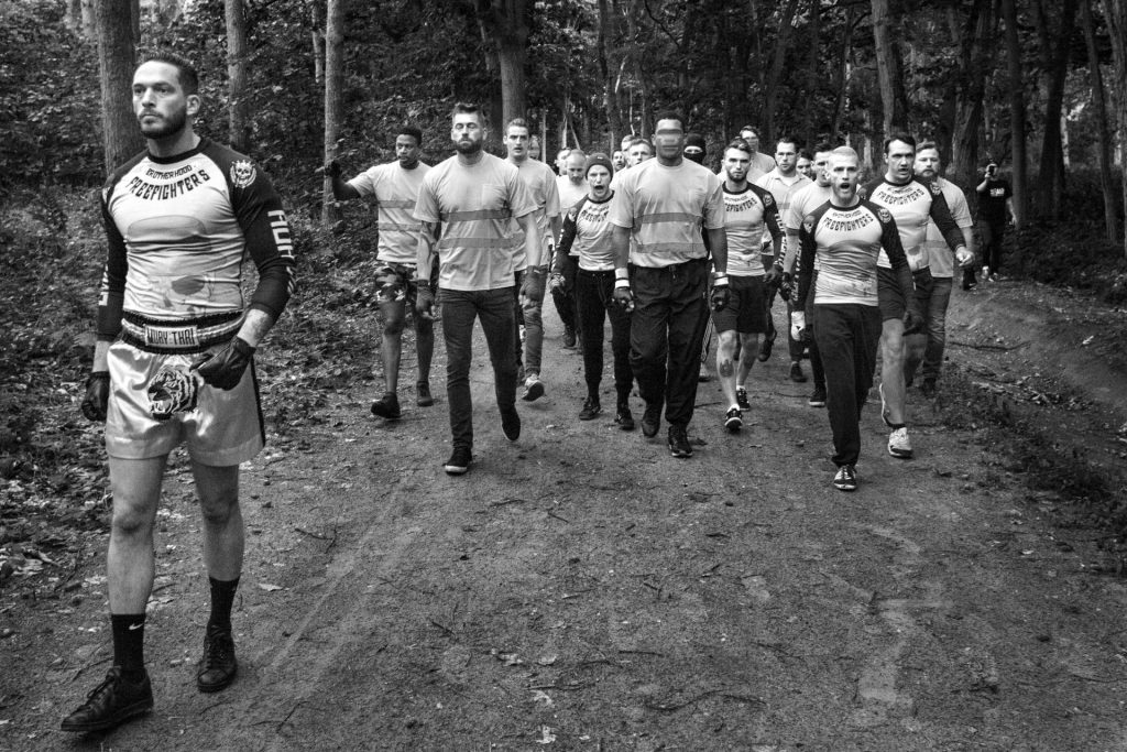 BOSFIGHTS / LIVE FREE © Sebastian Steveniers Football Hooligan Forest Fights