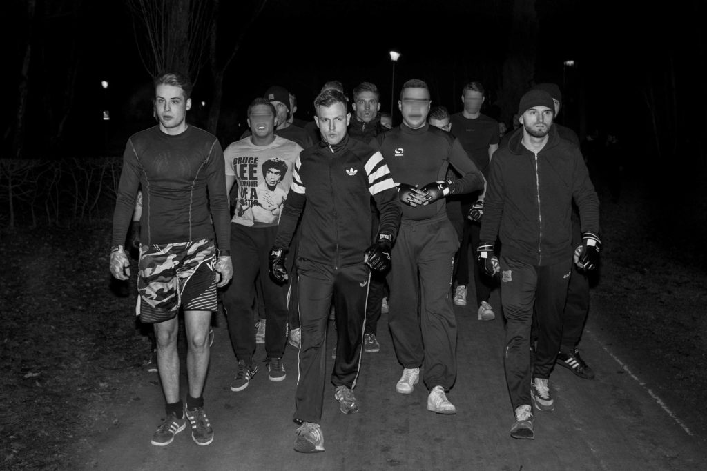 BOSFIGHTS / LIVE FREE © Sebastian Steveniers Football Hooligan Forest Fights