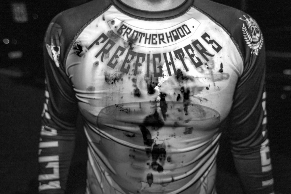 BOSFIGHTS / LIVE FREE © Sebastian Steveniers Football Hooligan Forest Fights