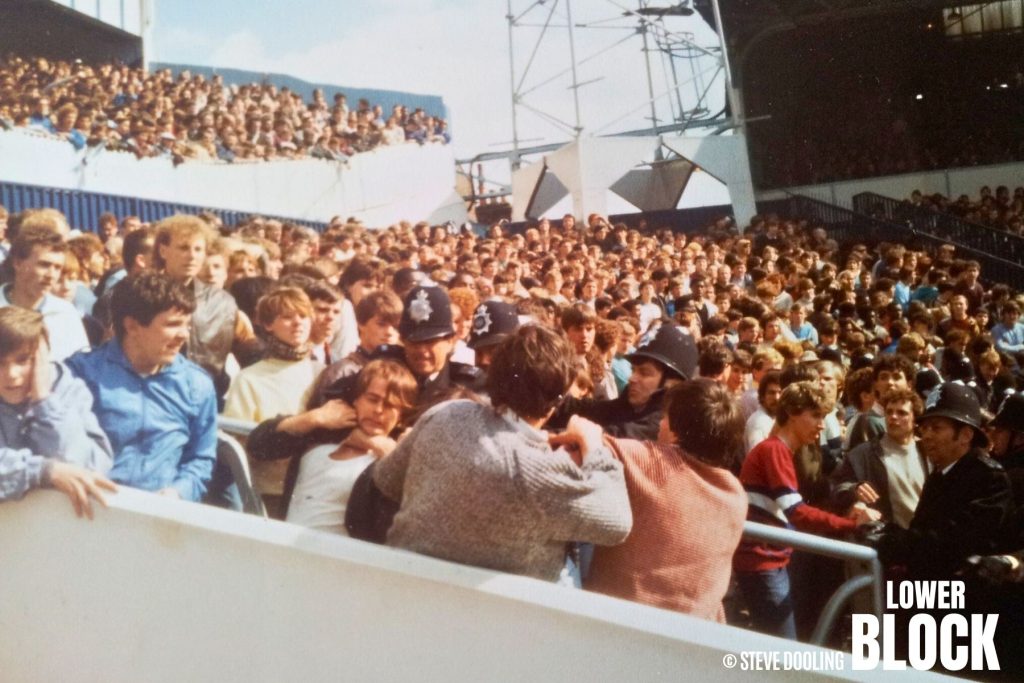 Tottenham casuals, 1980s.© Steve Dooling