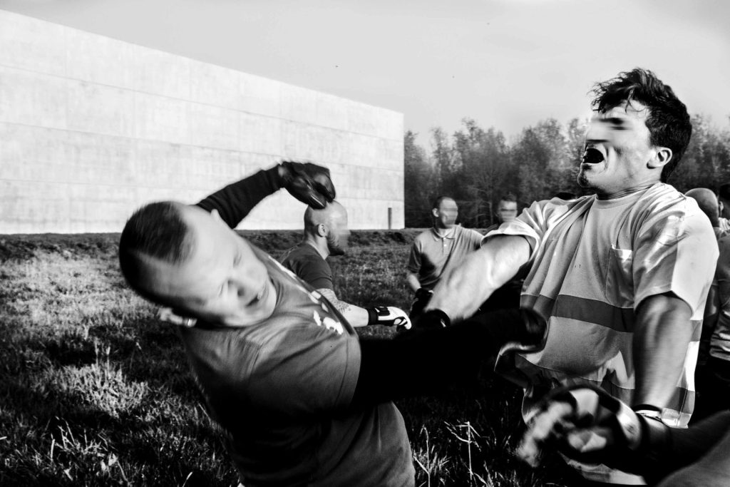 BOSFIGHTS / LIVE FREE © Sebastian Steveniers Football Hooligan Forest Fights