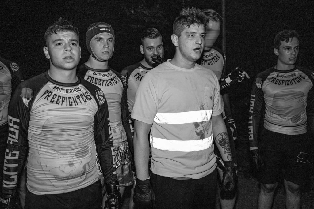 BOSFIGHTS / LIVE FREE © Sebastian Steveniers Football Hooligan Forest Fights