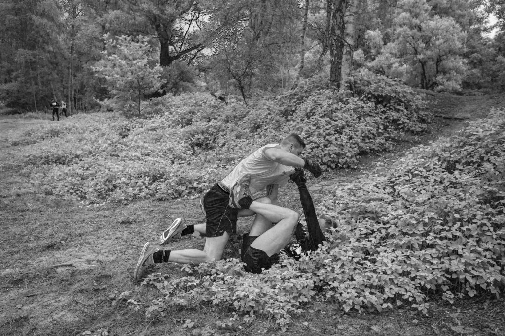 BOSFIGHTS / LIVE FREE © Sebastian Steveniers Football Hooligan Forest Fights