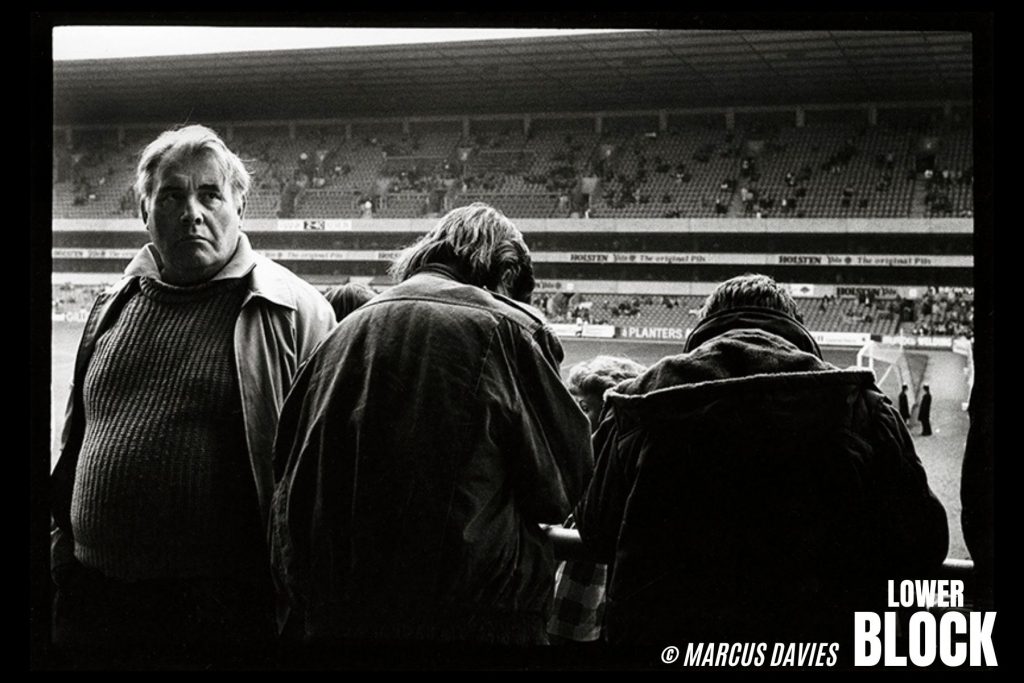 White Hart Lane, Tottenham Hotspur 1985. Marcus Davies, Lower Block