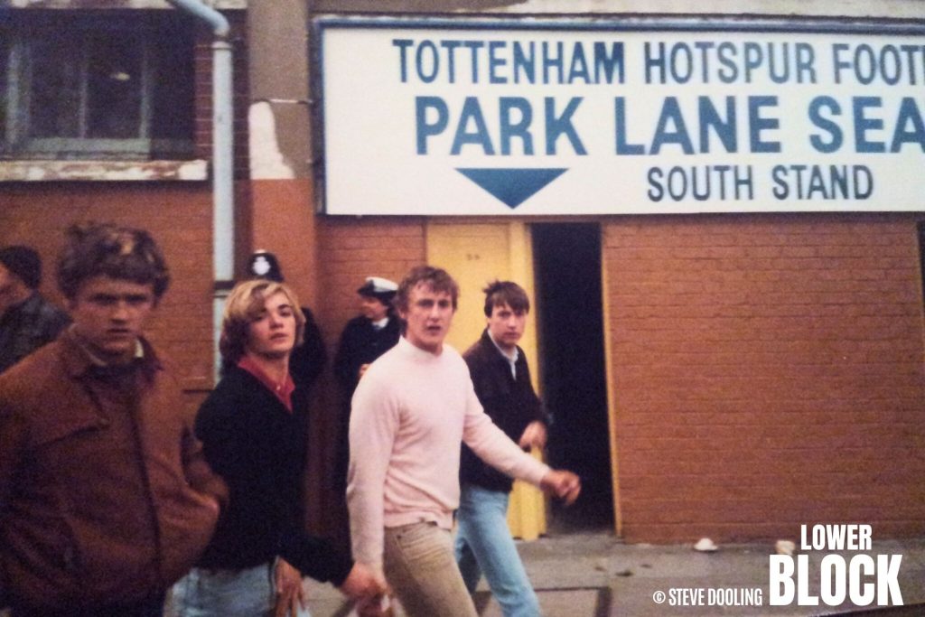 Tottenham casuals, 1980s.© Steve Dooling
